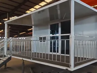 Single wing extension container house