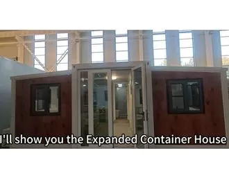Expandable container house