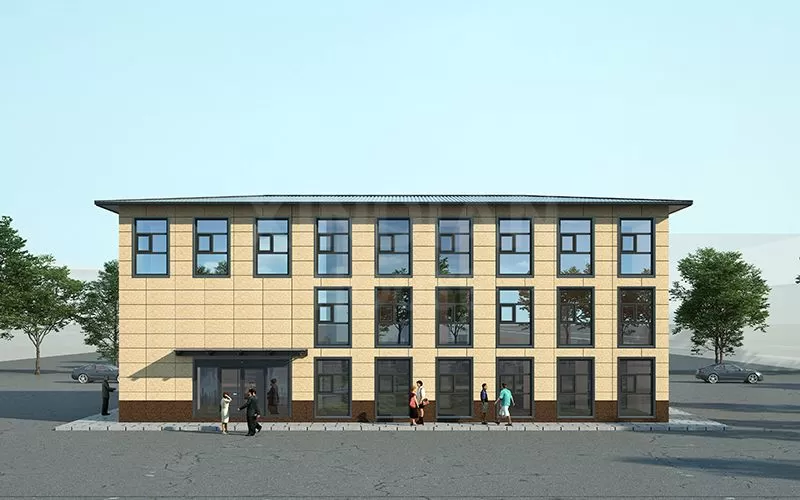 3-story office building custom high quality flat pack shipping modular office