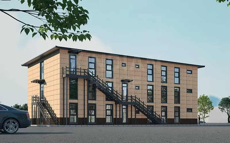 3-story office building custom high quality flat pack shipping modular office