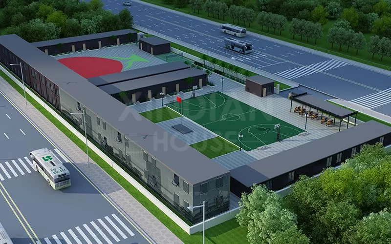 Steel Structure Prefabricated building industry Prefabrication design of Office Building