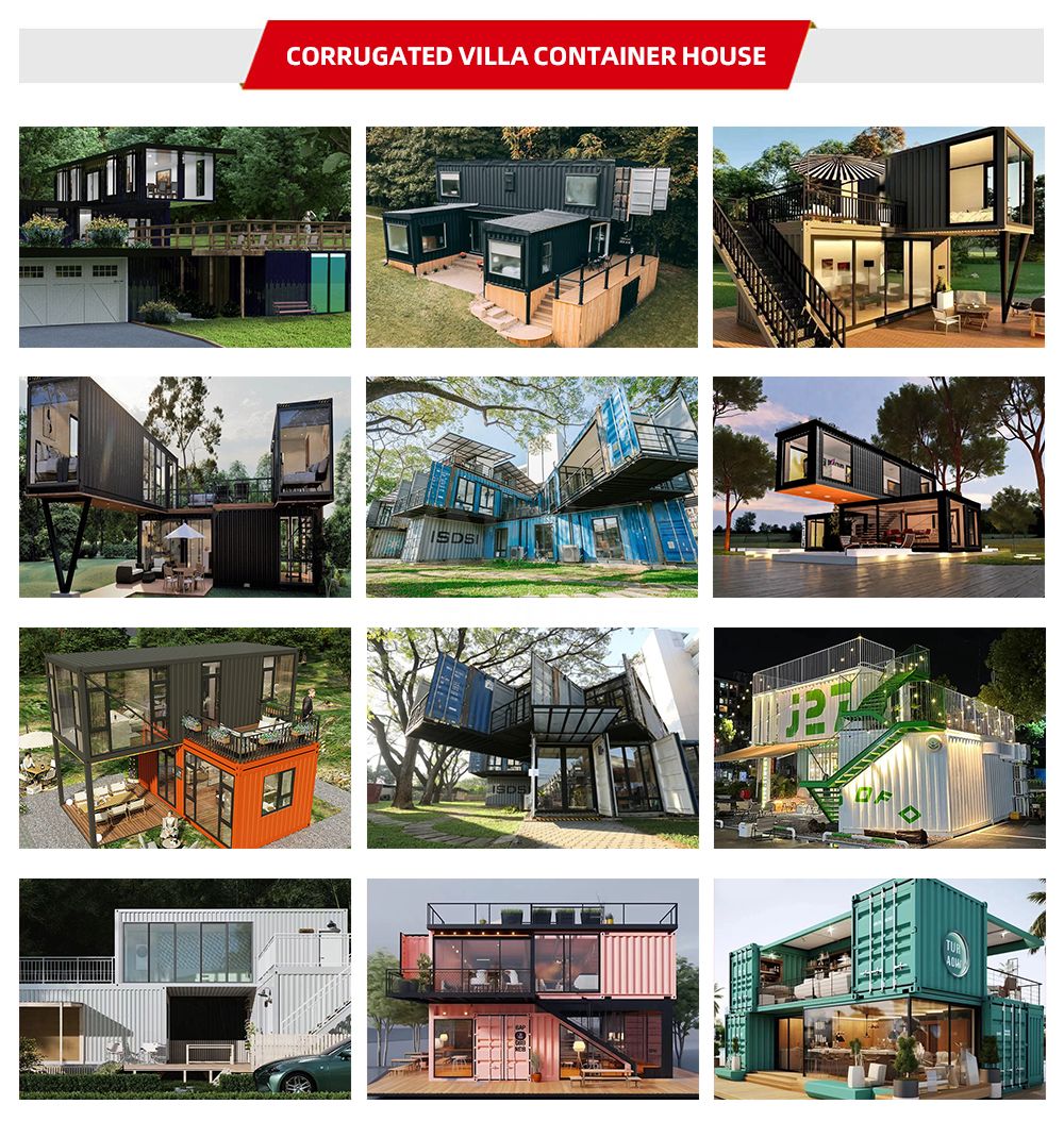 Luxury Two-Story Prefab Villa Modular Prefabricated Shipping Container House