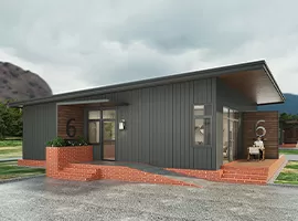 Завершена сборка контейнерного дома по индивидуальному проекту для санатория