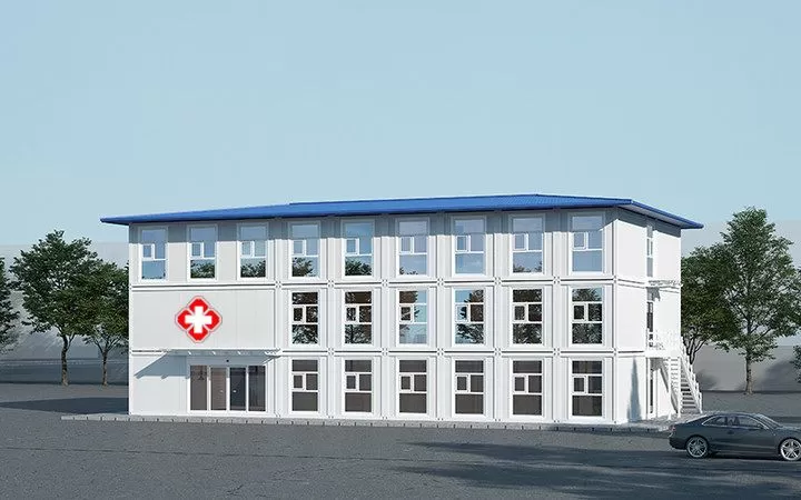 Готовые модульные здания больниц, используемые в качестве карантина